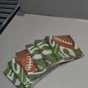 Creative Converting Football Field Disposable Party Paper Napkins, 16 Count, Brown 6 Pack