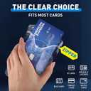 Vertical ID Badge Holders with Soft Edge (Sealable Fits 4x6 Inch Insert) (50 Pack), Waterproof Passport ID Card Holder, Name Tag Holder, Name Badge Holders, Zipper Plastic Badge Holder