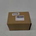 Orange Glass Lampshade, Rustic Amber Lampshade for Home, Stone-Patterned Glass Cylinder Shades for Chandeliers Pendant Lights Wall Sconces, 5.9x3.93In