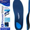 PowerStep ProTech Full Length Orthotic Insoles - Medical Grade Arch Support Inserts for Plantar Fasciitis Relief, Heel Pain, Maximum Cushioning, Memory Foam Orthotics, Made in The USA (Men's 9-9.5 / Women's 11-11.5, White)