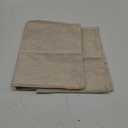 MIULEE Pack of 2 Decorative Outdoor Solid Waterproof Throw Pillow Covers Faux Linen Garden Farmhouse Cushion Cases for Patio Tent Balcony Couch Sofa 20x12 Inch Beige