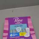 Poise Ultra Thin Incontinence Pads & Postpartum Incontinence Pads, 4 Drop Moderate Absorbency, Long Length, 48 Count, Packaging May Vary (LONG/NON-WINGED)