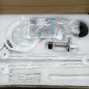 10X Magnifying Glass with Light and Stand, Super Bright 2,200 Lumens LED Magnifying Floor lamp with 5 Wheels Rolling Base, 5 Color Modes Stepless Dimming Lighted Magnifier for Esthetician Facial Salon (White)