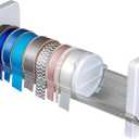 ArtBin Ribbon Storage Rack | Ribbon Spool Holder | Ideal for Craft Rooms & Studios, Gift Wrapping Stations, Small Craft Shops, Boutiques - White ((Pack of 1))