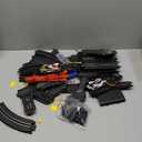 Slot Car Race Track Sets, Slot Cars - Electric Race Car Track Set, 4 High Speed Cars Tracks for Kids, Remote Control Car, Gifts Toys for Boys - 115' Racetrack