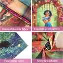 7x5FT Magic House Backdrop,Magic Movie Background Magical House Banner Party Decor Cartoon Theme Birthday Party Backdrop Supplies for Girls