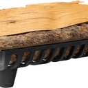 AGTEK Fireplace Grate 18 inch Cast Iron Fire Place Grates Heavy Duty Wood Stove Chimney Burning Rack Holder