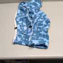 ROZKITCH Dog Shark Fleee Pajamas, Pet Windproof Warm Cold Weather Jacket Vest with Luminous Zipper, Jumpsuit Apparel Outfit Clothes for Small Medium Large Dog Shark S (S(Back Length:16"))