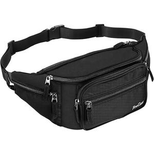 ProCase Fanny Pack Waist Packs for Men Women, Waist Bag Hip Pack for Travel Hiking Running Outdoor Sports