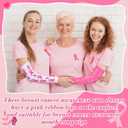 Zhehao 24 Pairs Breast Cancer Awareness Arm Sleeves Ribbon Sports Compression Arm Sleeve for Baseball Football Women Men (XS)