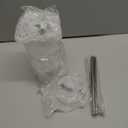 HIGIINC Iced Coffee Cups With Lids and Straws 2 Pcs, 16 OZ Unbreakable Glasses Drinking Set,Clear Plastic Cups Reusable Iced Coffee Tumbler with Lid and Straw, To Go Coffee Cups Dishwasher Safe