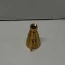 Angle Simple High Flow Shower Head, Brass Shower Sprayer for Outdoor, Adjustable Angle and Water Flow, G 1/2, Brushed Dark Gold