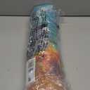 LYGLIGH Ultra Thin Bath Mat, Teal Bath Mat, 1/10 in Thin Bathroom Rugs Fit Under Door, Non-Slip Rubber Backing, Absorbent, Quick-Dry, Washable Funny Beach Decor for Shower and Tub, 28X17'' (Sea Star)