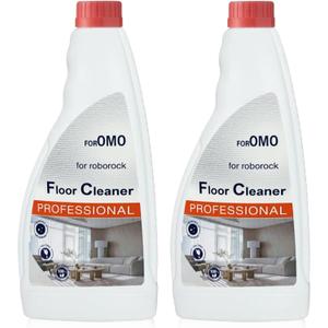 Floor Cleaning Solution Compatible With Roborock Robot Vacuum And Mop Cleaner Deep Cleans For Multiple Hard Floors, Suitable With All Robot Vacuums With Mopping (2 Bottle) (16.93 Fl Oz (Pack of 2))
