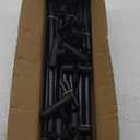 4 Ft obelisk trellis for Climbing Plants outdoor,4 Ft garden trellis with Extra Thickened Plastic-Coated metal pipes, Garden Indoor Potted Plant Support, Climbing Support for Potted Plants (Black)