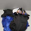 Xefenki Girls Evil Queen Costume Dress Set Halloween Cosplay Birthday Party Outfit Includes Dress Cape Hood and Crown (11-12 Years(150))