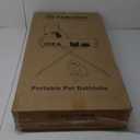 PAWZIDEA 2-in-1 Portable Dog Bathtub & Grooming Table, 33" Foldable Pet Washing Station for Small Medium Dogs Cats, Elevated Tubs for Bathing Shower Indoor Outdoor, 5 Height Adjustable, Storage Pocket