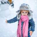 2 Pcs Heated Scarf for Women Men USB Heating Scarf Soft Warm Electric Heated Neck Warmer for Winter (Pink)