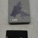 Wallet Tracker Card Works with Apple Find My (iOS Only),Find My Wallet Card Wireless Rechargeable Item Finder for Luggage Tags, Passports, Keys,Bags 1 Pack