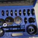 Orion Motor Tech Wheel Bearing Press Kit for Front Wheel Drive Bearing Removal & Installation, 24pc Wheel Bearing Puller Tool Set with Sliding Screws Universal Bushings Sleeves