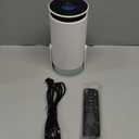 Projector with WiFi and Bluetooth, Mini Projector, 4K 1080P Support Portable Wireless Movie Projectors 220 Rotatable 130'' Screen Auto Keystone Compatible with HDMI/iPhone/TV Stick for Bedroom Indoor