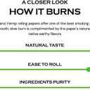 ZIG-ZAG Rolling Papers - Vintage Organic Hemp King Size - Slow Burning Rolling Papers (24-Pack)