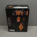 KRUPS 4-Slice Belgian Waffle Maker: Stainless Steel, 5 Browning Levels, Audible Ready Beep, Removable Plates, 1200W, Silver/Black, Large Waffle Maker Family Size, Great for Family Breakfasts