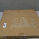 eletecpro 16x16 Picture Frame with 2 Different Mats Display 9Pcs 4x4 or 1Pc 12x12 Photos with Mat, or 1Pc16x16 Picture without Mat, Picture Frames Collage Wall Decor Home Decor for Wall (Black)