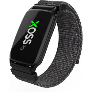 XOSS BBP Heart Rate Monitor Armband with Bluetooth5.0 & ANT+, IPX68 Waterproof & Rechargeable 60Hour Battery Life Monitor Watch for Exercise