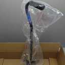 Medline Aluminum Quad Cane with Small Base for Balance, Height Adjustable 29" to 38", Knee Injuries, Surgery Recovery & Mobility, Lightweight Walking Aid for Seniors & Adults, 300 lb Weight Capacity