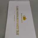 Oak Bathroom Toilet Tank Tray, 13" Wood Back of Toilet Paper Storage Tank Topper Basket, Vanity Tray for Perfume Makeup Candle Toiletry Organizer for Kitchen Coffee Table Natural Tray Decor (13" x 6.5" x 1.5")