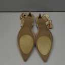 DREAM PAIRS Kitten Heels for Women Low Heel Dress Shoes Wedding Dress Closed Toe Pump Shoes Luna (6.5, Gold/Glitter)