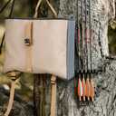 Aliceset 1 Pack Tree Hunting Saddle Backpack for Men Hunting Saddle Platform Backpack for Tree Stand Accessory Lightweight Easy to Carry Waterproof Rain Cover Storage Bag with Straps