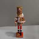 Clever Creations Red Gingerbread Baker 15 Inch Traditional Wooden Nutcracker, Festive Christmas Dcor for Shelves and Tables