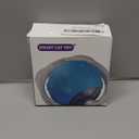 Interactive Cat Toys, Play Mat with Automatic Motion Balls, LED Lights, Bird Chirping Sound, 3 Speed Levels, Indoor Enrichment, Cat Pattern Design (Green)