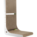 Cardboard Cat Scratcher, Vertical Cat Scratching Board, 23.6 Inch L-Shape Cat Scratch Pads with Built-in Catnip Toy Balls, Wall-Mount Cat Scratchers for Indoor Cats