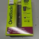 Philips Norelco OneBlade Pro 360 Face + Body Electric Shaver, Beard Trimmer and Groomer, with 360 Blade Technology, 14-Length Precision Comb, Body Kit, Soft Pouch, Model QP6542/70