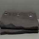 NICETOWN Grey Full Shade Curtain Panels, Pair of Energy Smart & Noise Blocking Out Blackout Drapes for Dining Room Window, Thermal Insulated Guest Room Lined Window Dressing(Gray, 70 x 84 inch)