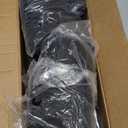 Heavy Duty Clothing Rack with Wheels,Modern Garment Rack with 3 Metal Shelves, 71.8Inches Display Rack for Hanging Clothes, Hanging Rod for Small Space,Black