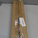 Amazon Basics Adjustable Curtain Rods for Windows, Round Finials, 1-Inch Rod, 36" to 72", Black, Pack of 1