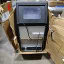 COWSAR Commercial Ice Maker Machine 100Lbs/24H, Stainless Steel Undercounter Ice Maker with 33Lbs Storage Capacity, Self-Cleaning Freestanding Ice Machine for Home, Bar, Restaurant, Office, Outdoor