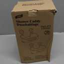 TAILI Shower Caddy Suction Cup 2 Pack, Heavy Duty Bathroom Organizer, Removable Shelves for Inside Shower, Shampoo, Waterproof Suction Plastic Storage for Bathroom Accessories Holder, White