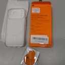 TAURI Original Design for iPhone 17 Pro Case, Compatible with MagSafe with Screen Protector, Anti-Yellowing Military-Grade Protection Shockproof Magnetic iPhone 17 Pro Case, Clear White