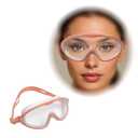 Lash Goggles for Shower Anti-Fog Waterproof with Ear Straps,Lash Guard for Lash Extension, Lift, False Lashes, Surgery Aftercare(Pink)