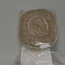 ToBeIT Christmas Burlap Lace Trim Natural Burlap Lace Ribbons for Crafts, Burlaps Laces Ribbon for Wedding Decoration and DIY Craft Home Party Decoration (15meter)