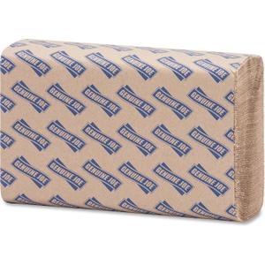 Genuine Joe GJO21040 Multifold Natural Towels (16 Packs, 250 per pack) (Kraft)
