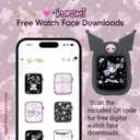 Sonix x Sanrio Apple Watch Cover | Bumper Case for Apple Watch | Protective Silicone Cover | Fits 38mm/40mm/41mm | Kuromi - Black