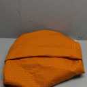 Dynamene Burnt Orange Fabric Shower Curtain - Waffle Weave Textured Heavy Duty Cloth Shower Curtains for Bathroom, 256GSM Hotel Luxury Weighted Bath Curtain Set with 12 Hooks,72x72, Burnt Orange