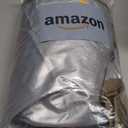 YardStash Deck Box Cover - Heavy Duty, Waterproof Covers for Outdoor Cushion Storage and Large Deck Boxes - Protects from Rain, Wind and Snow - XL - Tan