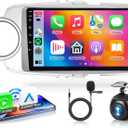 2G+64G Android 13 Car Stereo for Toyota Yaris 2012-2017 with Wireless Carplay Android Auto, 9 Inch Touch Screen Radio Support GPS/WiFi/Bluetooth/FM/SWC/Backup Camera